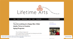 Desktop Screenshot of lifetimearts.wordpress.com