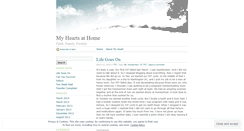 Desktop Screenshot of myheartsathome321.wordpress.com