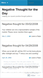 Mobile Screenshot of negativitis.wordpress.com