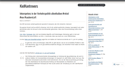 Desktop Screenshot of kielkontrovers.wordpress.com