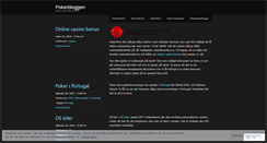 Desktop Screenshot of pokerbloggen.wordpress.com