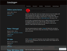 Tablet Screenshot of pokerbloggen.wordpress.com