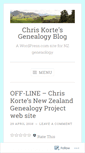 Mobile Screenshot of chriskorte.wordpress.com