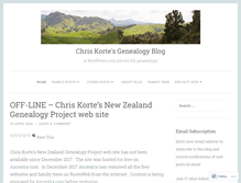 Tablet Screenshot of chriskorte.wordpress.com