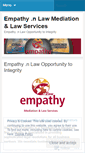 Mobile Screenshot of empathylaw.wordpress.com