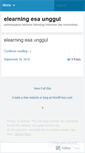 Mobile Screenshot of elearningm.wordpress.com