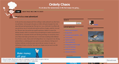 Desktop Screenshot of orderlychaos.wordpress.com