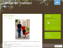 Tablet Screenshot of cervejanotempero.wordpress.com