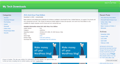 Desktop Screenshot of mytechdownloads.wordpress.com