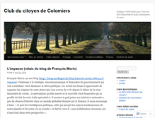 Tablet Screenshot of clubcitoyenscolomiers.wordpress.com