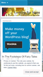 Mobile Screenshot of lookingforsanta.wordpress.com