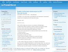 Tablet Screenshot of letravailsocial.wordpress.com