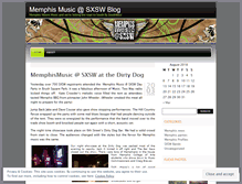 Tablet Screenshot of memphismusicsxsw.wordpress.com