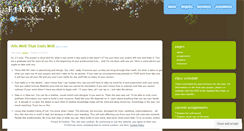 Desktop Screenshot of finalear.wordpress.com