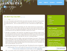 Tablet Screenshot of finalear.wordpress.com