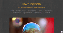 Desktop Screenshot of lisathomson.wordpress.com