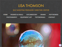 Tablet Screenshot of lisathomson.wordpress.com
