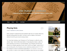 Tablet Screenshot of lotrostylistjournals.wordpress.com