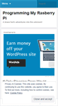 Mobile Screenshot of programmingmyraspberrypi.wordpress.com