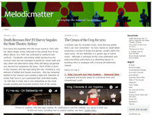 Tablet Screenshot of melodicmatter.wordpress.com
