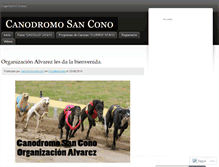 Tablet Screenshot of canodromosancono.wordpress.com