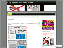 Tablet Screenshot of cpantidisneyappeal.wordpress.com