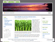 Tablet Screenshot of pertanianindonesia.wordpress.com