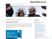 Tablet Screenshot of chtodelat.wordpress.com