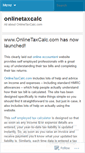 Mobile Screenshot of onlinetaxcalc.wordpress.com