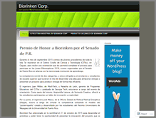 Tablet Screenshot of biorinken.wordpress.com