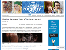 Tablet Screenshot of eastbluecosplay.wordpress.com