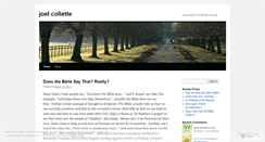 Desktop Screenshot of joelcollette.wordpress.com