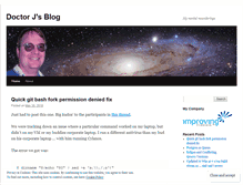 Tablet Screenshot of doctorjw.wordpress.com