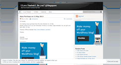 Desktop Screenshot of ilovetimbuk2insg.wordpress.com