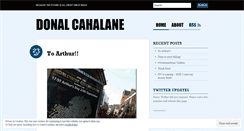 Desktop Screenshot of donalcahalane.wordpress.com