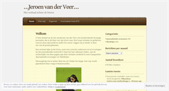 Desktop Screenshot of jeroenvdveer.wordpress.com