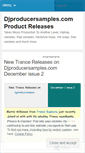 Mobile Screenshot of djproducersamples.wordpress.com