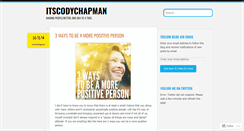 Desktop Screenshot of codychapman.wordpress.com