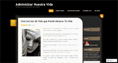 Desktop Screenshot of administrarnuestravida.wordpress.com