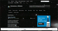 Desktop Screenshot of literaturaymusica.wordpress.com