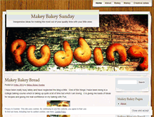 Tablet Screenshot of makeybakeysunday.wordpress.com