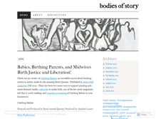 Tablet Screenshot of bodiesofstory.wordpress.com