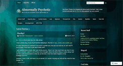 Desktop Screenshot of abnormallypsychotic.wordpress.com