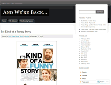 Tablet Screenshot of andwereback.wordpress.com