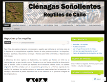 Tablet Screenshot of cienagassonolientes.wordpress.com