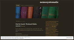 Desktop Screenshot of nemesystematic.wordpress.com