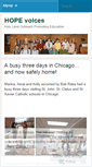 Mobile Screenshot of hopevoices.wordpress.com