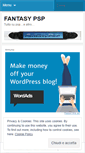 Mobile Screenshot of fantasypsp.wordpress.com