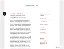 Tablet Screenshot of delorimullings.wordpress.com