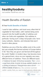 Mobile Screenshot of healthyfoods4u.wordpress.com